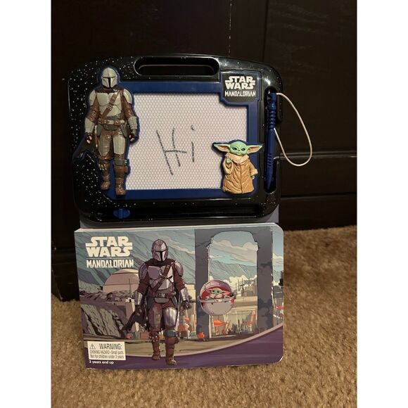 Star Wars Learning Series The Mandalorian Storybook & Magnetic Drawing Pad - Picture 1 of 6